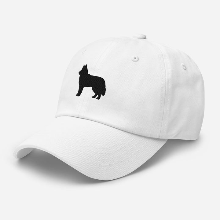 Husky Silhouette Embroidered Hat