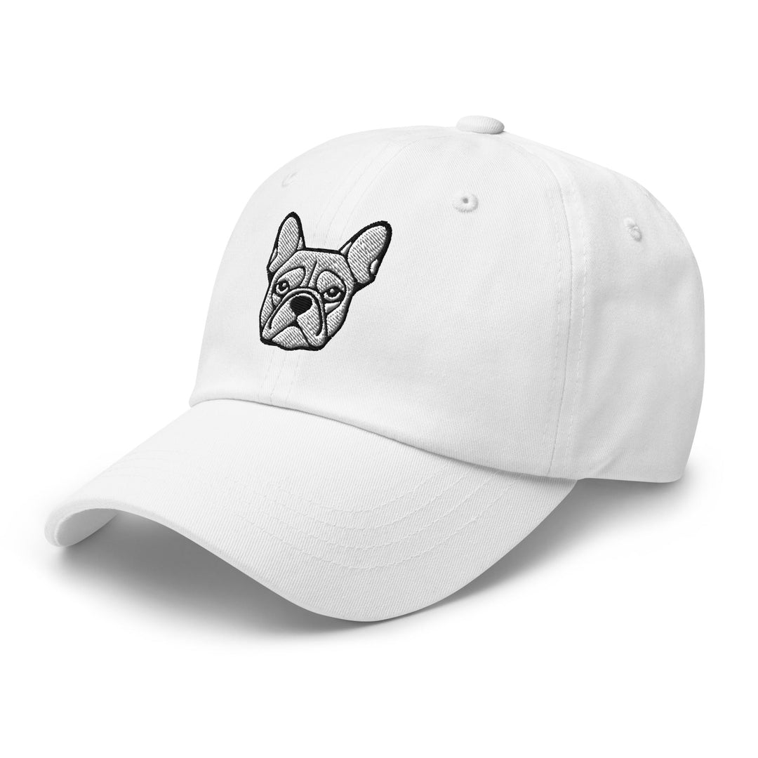 French Bulldog Head Embroidered Hat