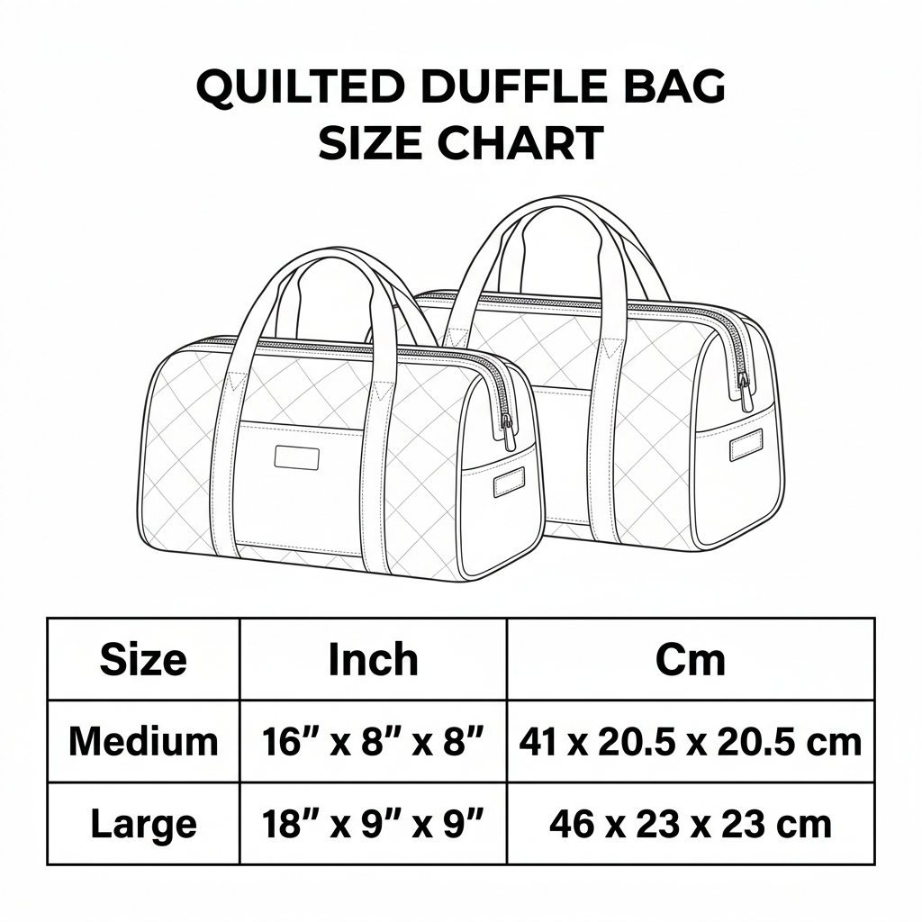 Quilted Travel Bag - Sheep in Black and Cream